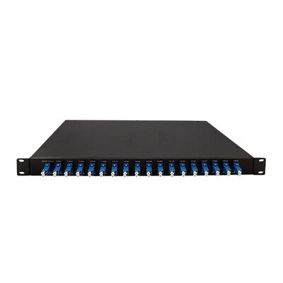 4 canais ITU LGX Box Dual Fiber DWDM Mux Demux Multiplexer