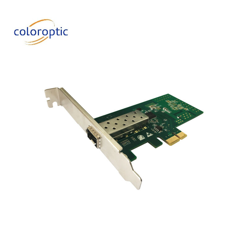 Cartão Gigabit Infiniband Pcie Single Port Optical NIC Cartão Pcie