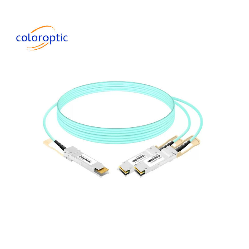 CO-1X1CP AOC DAC Cable 400G OSFP para 2x200G QSFP56 Links